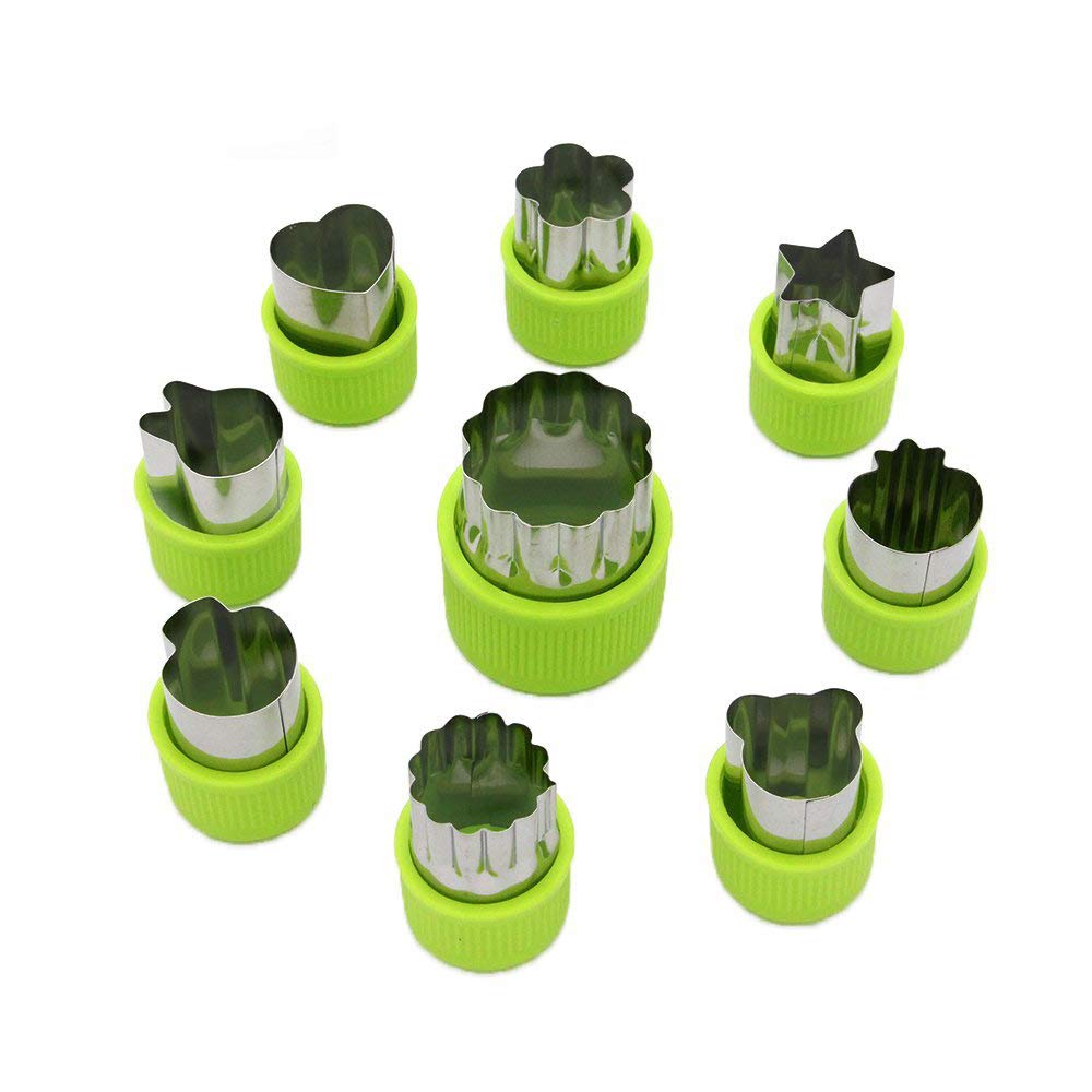 ZIBUYU® 9pcs Various Shapes CookieCutter Shapes Set,Fruit Cookie Pastry Stamps Mold for Kitchen, Baking Mold, Vegetable Fruit Cutter Shape,Pastery Mold ZIBUYU® 9pcs Various Shapes CookieCutter Shapes Set,Fruit Cookie Pastry Stamps Mold for Kitchen, Baking Mold, Vegetable Fruit Cutter Shape,Pastery Mold